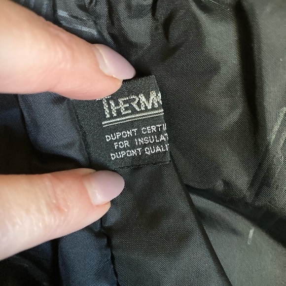 Downhill Racer Jacket 80s Vtg Thermaloft Black - Picture 6 of 9